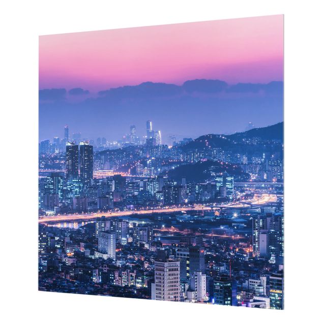 Deko Himmel Skyline von Seoul