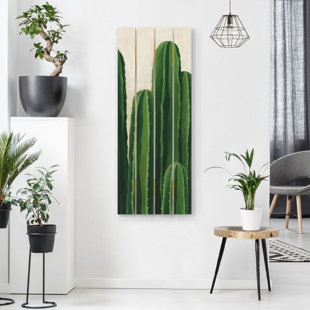 Wanddeko Flur Lieblingspflanzen - Kaktus