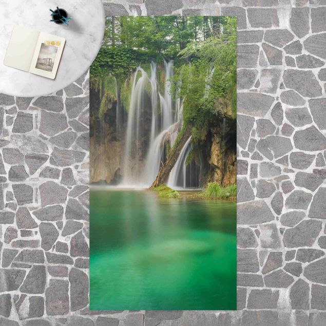 Wanddeko Esszimmer Wasserfall Plitvicer Seen