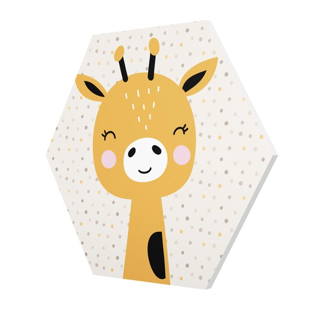 Wanddeko Mädchenzimmer Baby Giraffe
