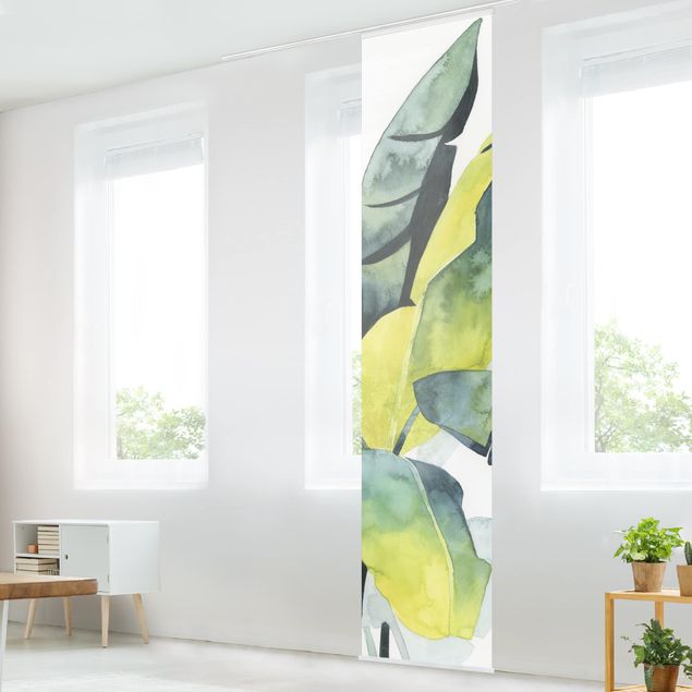Wanddeko Wohnzimmer Tropisches Blattwerk - Banane