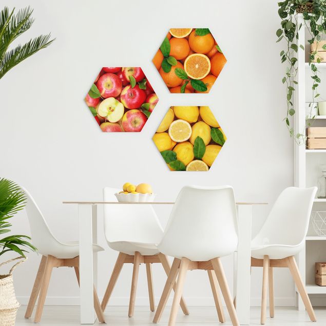 Wanddeko Büro Frische Früchte