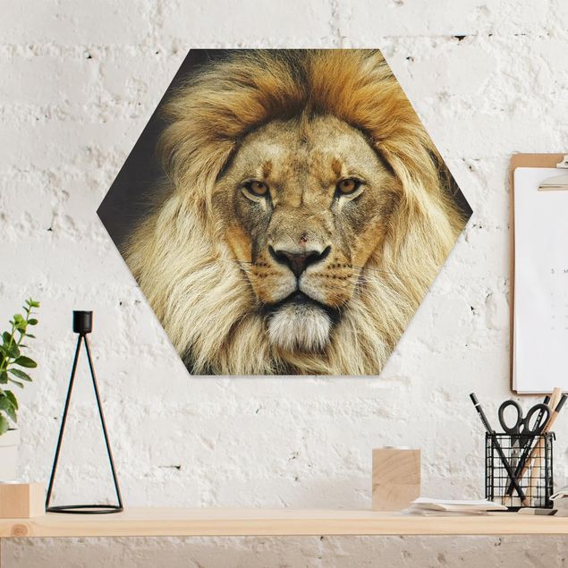 Wanddeko Schlafzimmer Wisdom of Lion