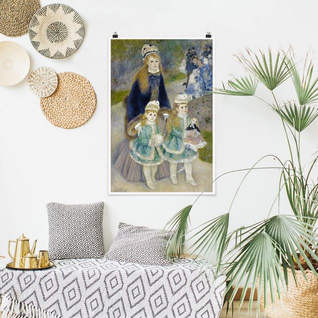 Wanddeko Schlafzimmer Auguste Renoir - Mutter und Kinder