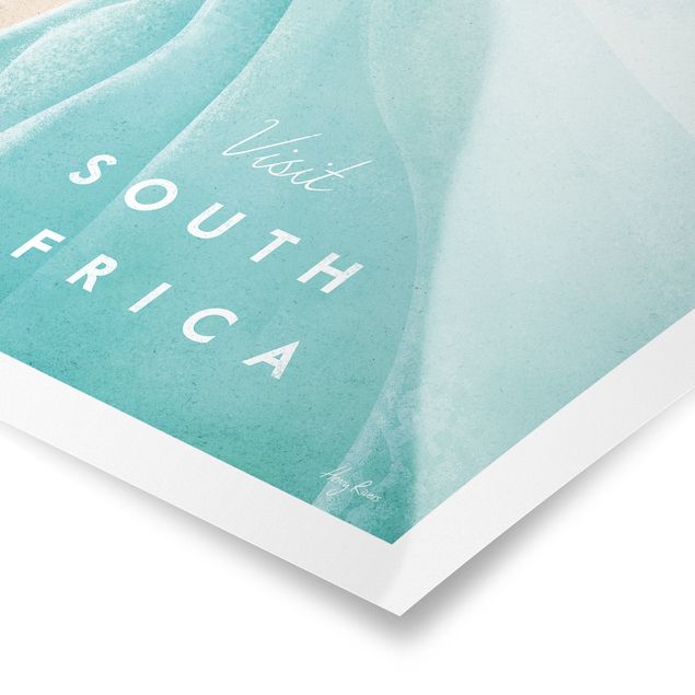 Wanddeko Jugendzimmer Reiseposter - Südafrika