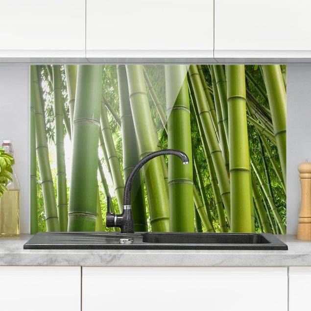Wanddeko Küche Bamboo Trees