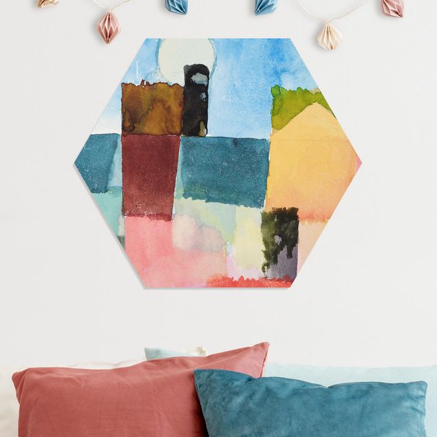 Wanddeko Schlafzimmer Paul Klee - Mondaufgang