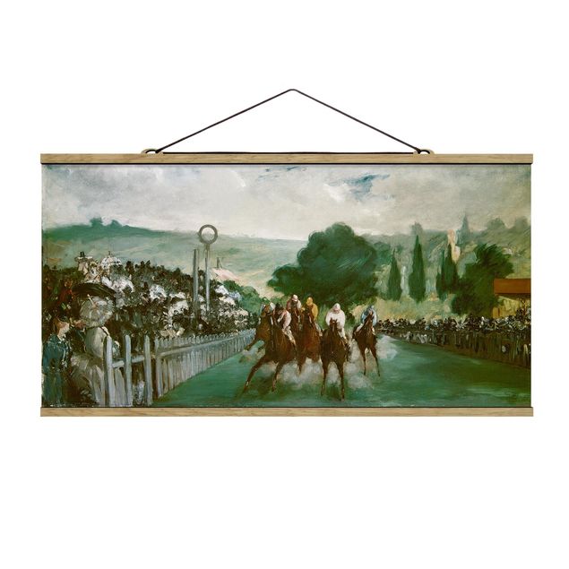 Wanddeko Flur Edouard Manet - Pferderennen