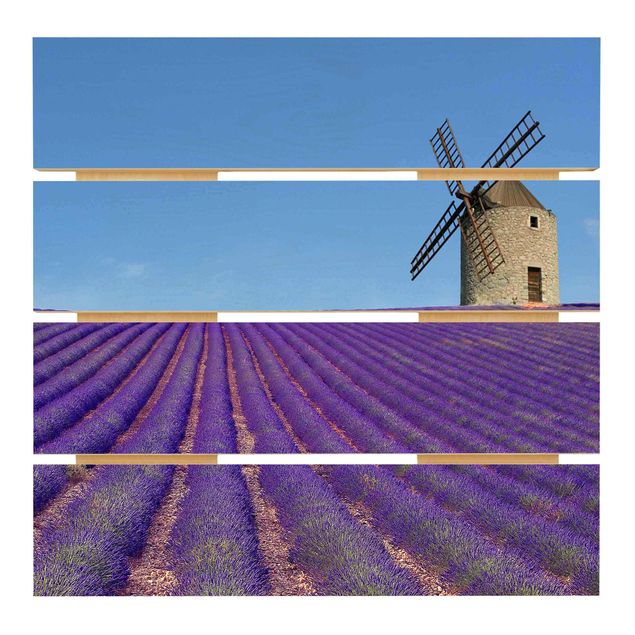 Wanddeko Büro Lavendelduft in der Provence
