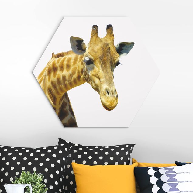 Wanddeko Schlafzimmer No.21 Neugierige Giraffe