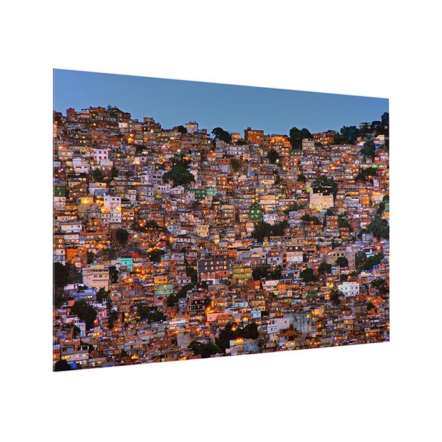 Wohndeko Architektur Rio de Janeiro Favela Sonnenuntergang