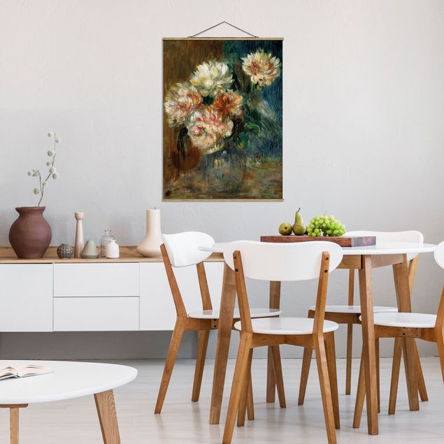 Wanddeko Wohnzimmer Auguste Renoir - Vase Pfingstrosen