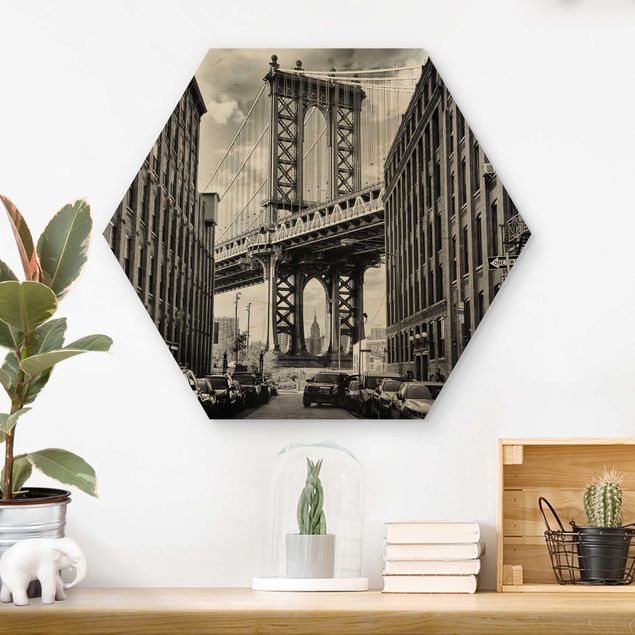 Deko Architektur Manhattan Bridge in America