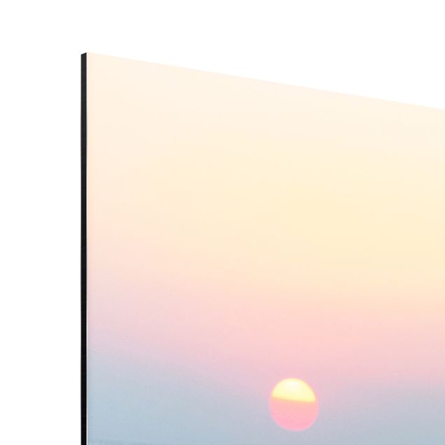 Wanddeko Büro Sonnenuntergang am Meer