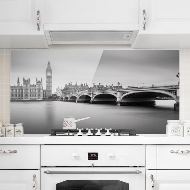 Wanddeko Küche Westminster Brücke und Big Ben