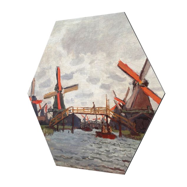 Wanddeko Büro Claude Monet - Windmühlen Zaandam