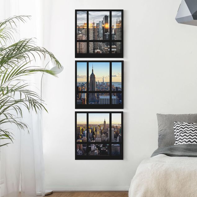 Wandbilder New York Fensterblicke über New York