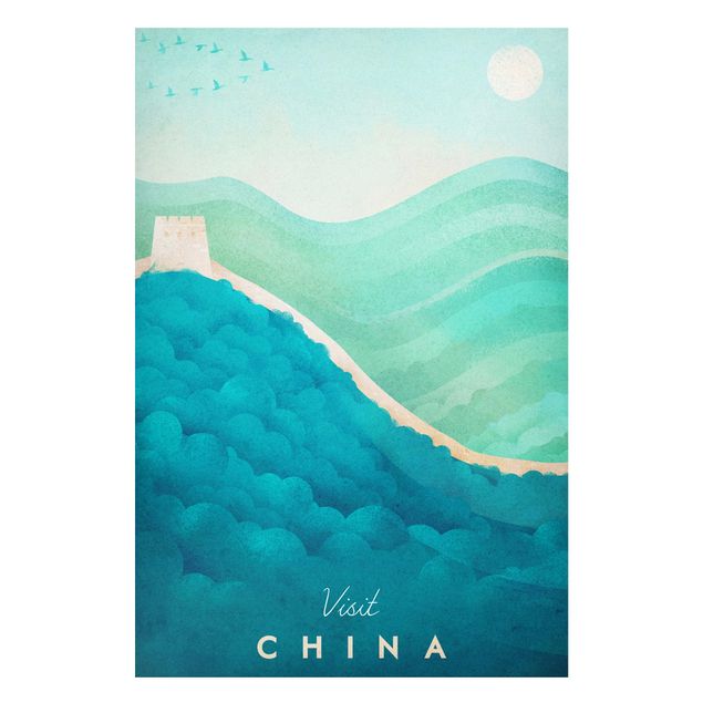 Wanddeko Flur Reiseposter - China