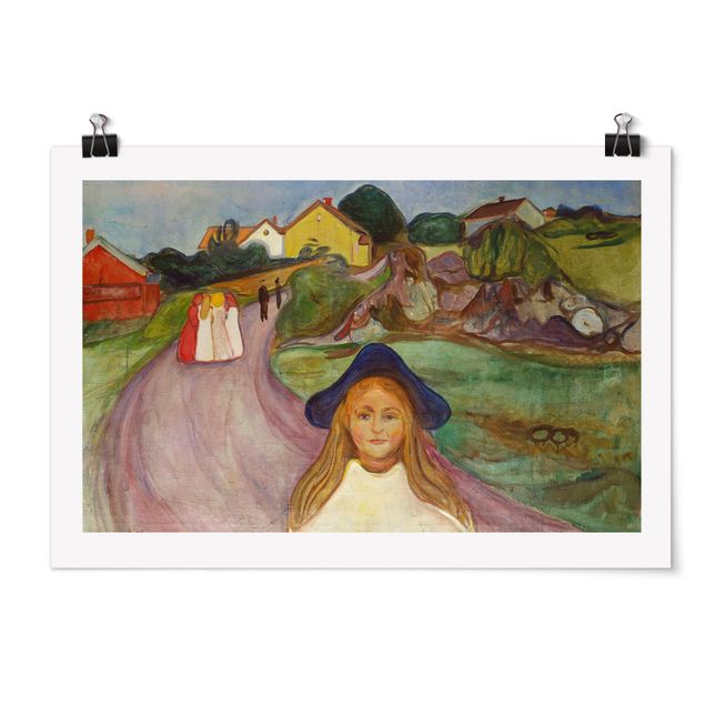 Post Impressionismus Bilder Edvard Munch - Weiße Nacht