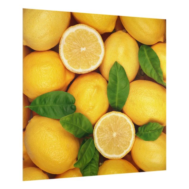 Wanddeko Kulinarisch Saftige Zitronen