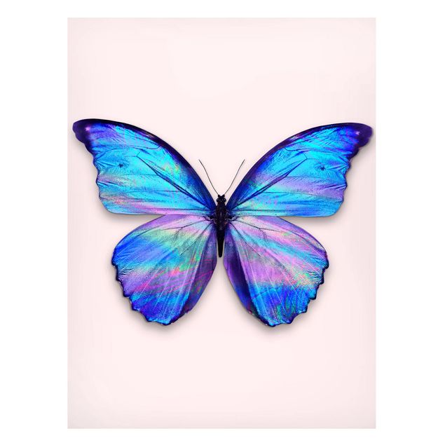Wanddeko Flur Holografischer Schmetterling