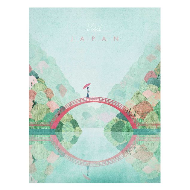 Wanddeko Esszimmer Reiseposter - Japan Autumn