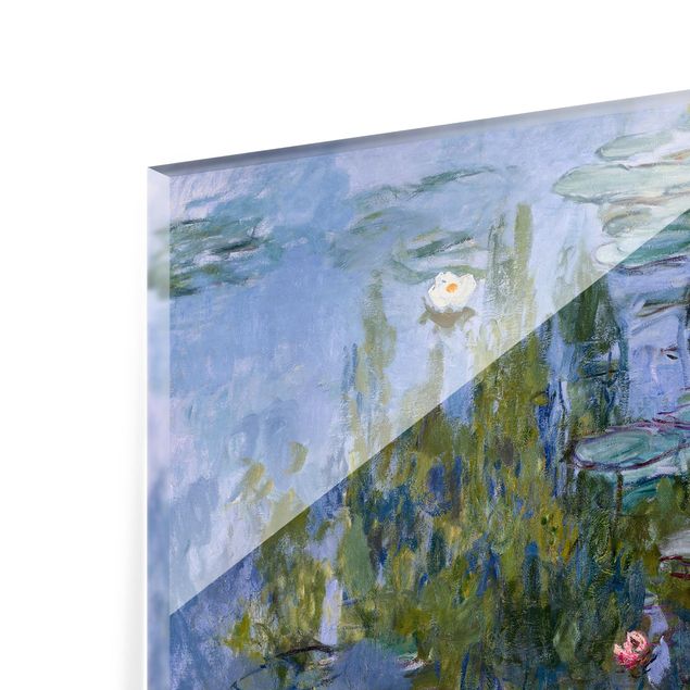 Glasrückwand Küche Blumen Claude Monet - Seerosen (Nympheas)