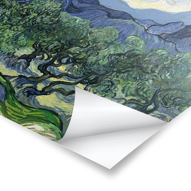 Wanddeko Esszimmer Vincent van Gogh - Olivenbäume