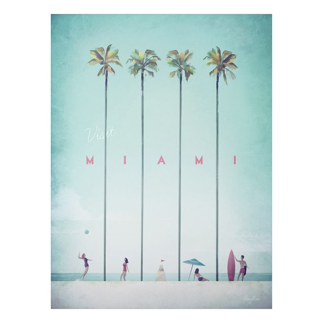 Wanddeko Flur Reiseposter - Miami