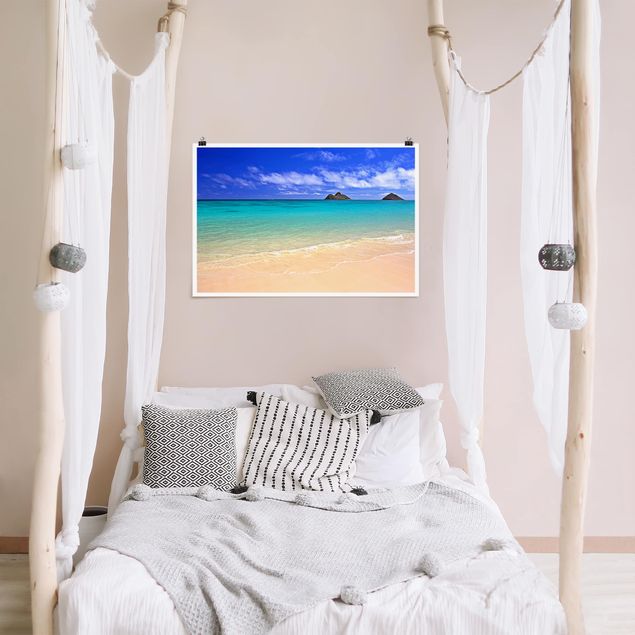 Wanddeko Schlafzimmer Paradise Beach