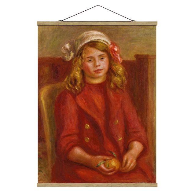 Wanddeko Flur Auguste Renoir - Junges Mädchen mit Orange