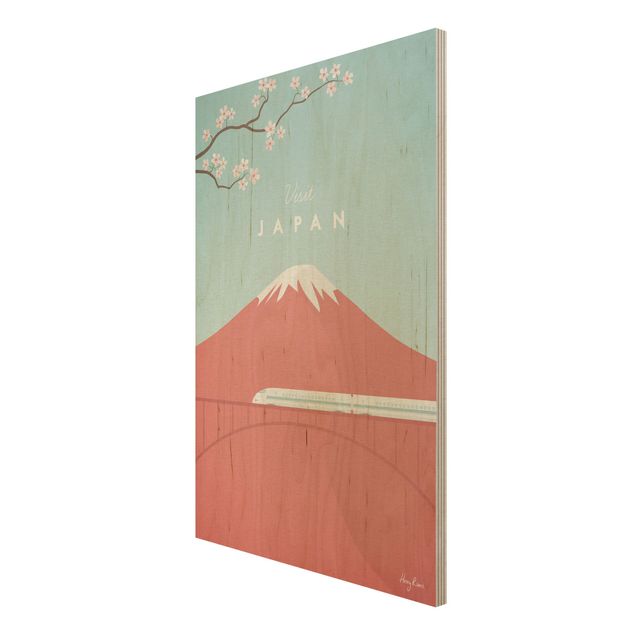 Wanddeko Esszimmer Reiseposter - Japan
