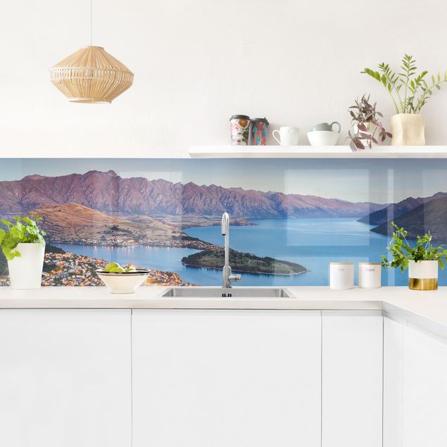 Wanddeko Küche Zwischen Meer und Bergen