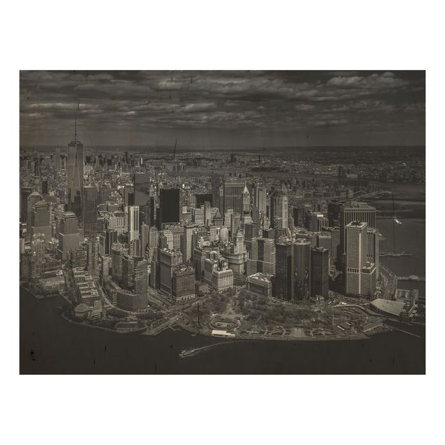 Deko Architektur New York - Manhattan aus der Luft