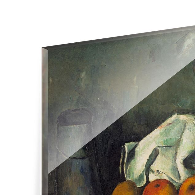 Deko Obst Paul Cézanne - Milchkanne und Äpfel