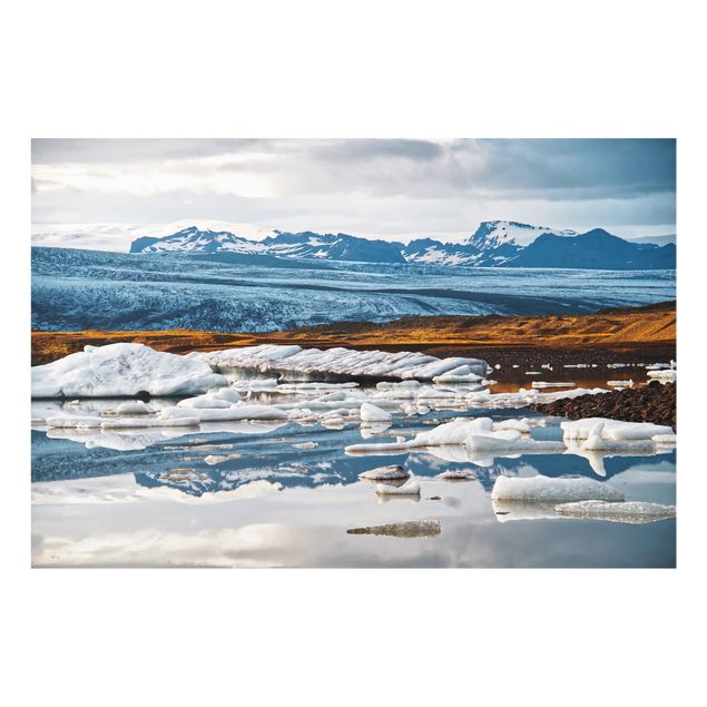 Deko Fotografie Gletscherlagune