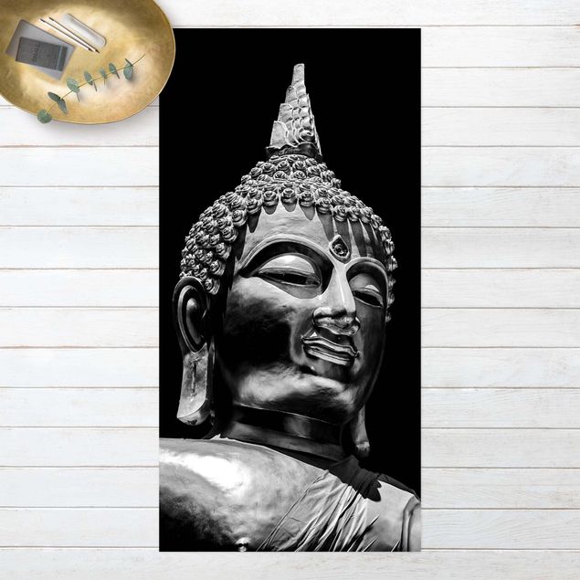 Wanddeko Flur Buddha Statue Gesicht