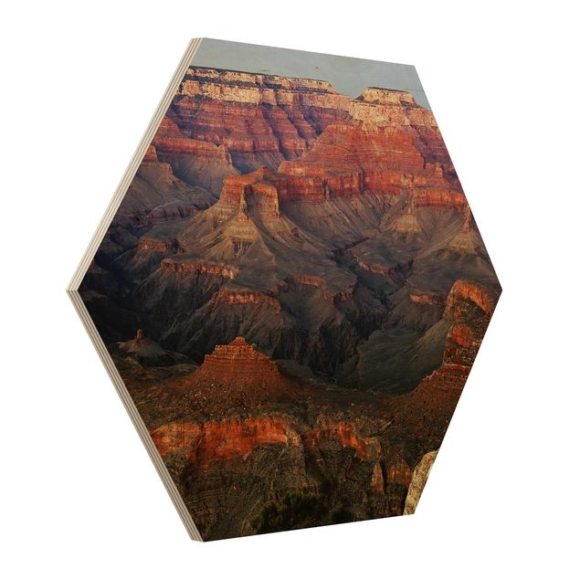 Wanddeko Büro Grand Canyon nach dem Sonnenuntergang