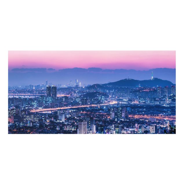 Wanddeko Skylines Skyline von Seoul