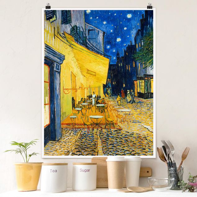 Impressionismus Bilder Vincent van Gogh - Café-Terrasse in Arles