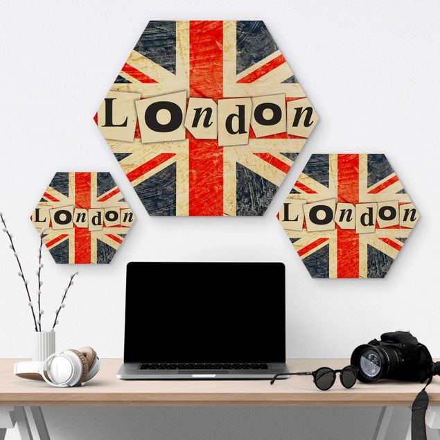 Wanddeko Buchstaben Yeah London
