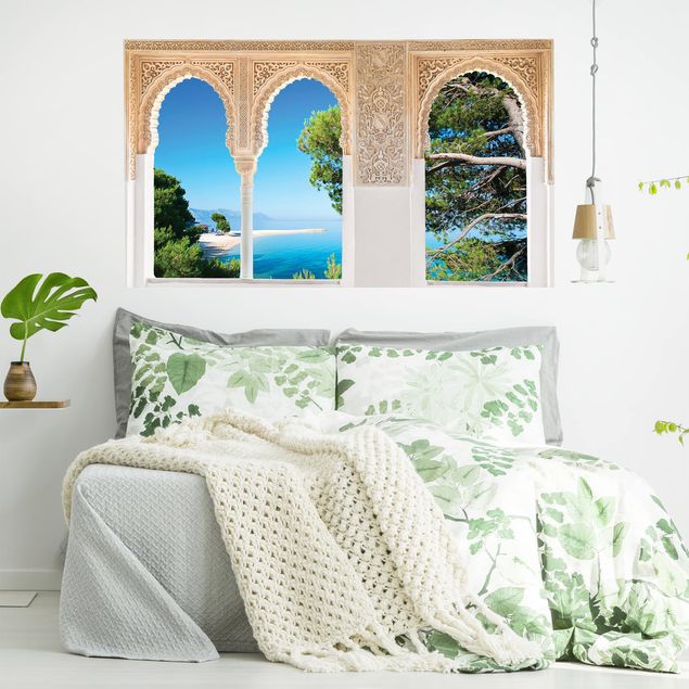 Wanddeko Schlafzimmer Verzierte Fenster Hidden Paradise