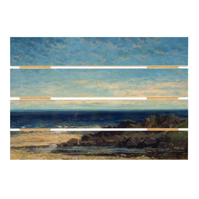 Wanddeko Esszimmer Gustave Courbet - Blaues Meer
