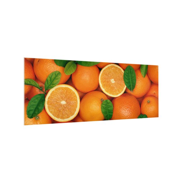 Wanddeko Kulinarisch Saftige Orangen