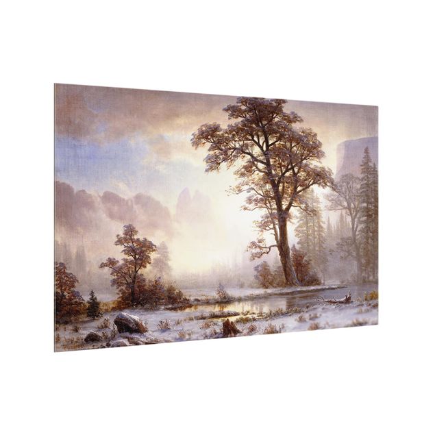 Romantik Bilder Albert Bierstadt - Yosemite Valley bei Schneefall