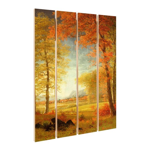Wanddeko Büro Albert Bierstadt - Herbst in Oneida County, New York