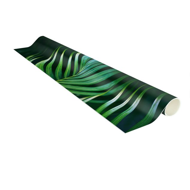 Wanddeko grün Palmenwedel