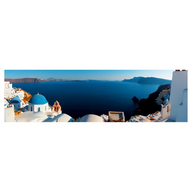 Klebefolien selbstklebend Weites Panorama auf Oia