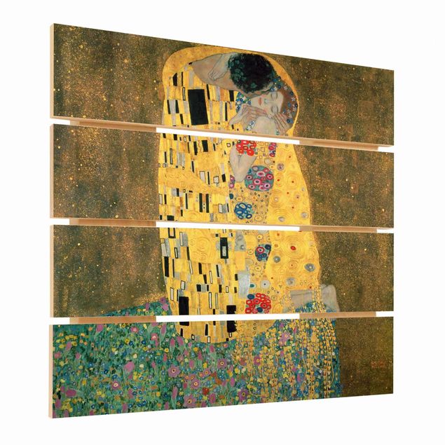 Wanddeko Esszimmer Gustav Klimt - Der Kuß