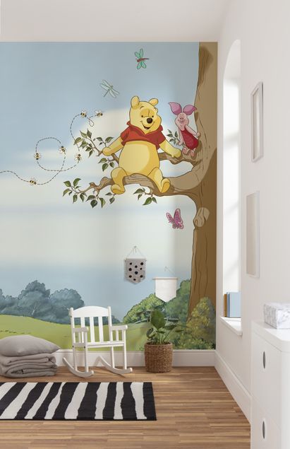 Wanddeko Büro Winnie Pooh Tree